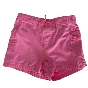 Circo Shorts Pull On Flat Front Elastic Back Stretch Pockets Pink Girls Size 4T
